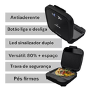 Sanduicheira Cadence Grill Click San400 Elétrica Antiaderente Crepeira Misteira Chapa Portátil Ovo