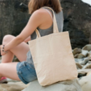 ECOBAG kit com 5 bolsa ecológica sacola Lisa Branco Dura