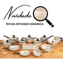 Conjunto Jogo 13pç Antiaderente Teflon Inmetro Tampa Vidro