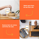 Bowl Canelado de Bambu Oikos - Kit com 3 pçs - Tigela, Saladeira, pote bambu