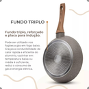 Jogo De Panelas Antiaderente Cerâmica Mimo Style 10 Peças Grafite