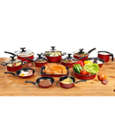 Conjunto Jogo 13pç Antiaderente Teflon Inmetro Tampa Vidro