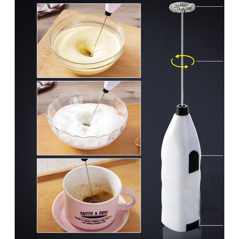 Mini Misturador Batedor Mixer Elétrico Para Claras de Ovos Leite Café Cores Sortidas Utensílios de