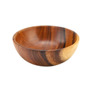 Kit Utensílios de Cozinha Em Madeira Acácia Com Saleiro Bowl Pilão Bandeja 4 Peças - Mimo Style