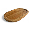 Kit Utensílios de Cozinha Em Madeira Acácia Com Saleiro Bowl Pilão Bandeja 4 Peças - Mimo Style