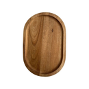 Kit Utensílios de Cozinha Em Madeira Acácia Com Saleiro Bowl Pilão Bandeja 4 Peças - Mimo Style