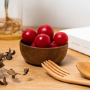 Kit Utensílios de Cozinha Em Madeira Acácia Com Saleiro Bowl Pilão Bandeja 4 Peças - Mimo Style