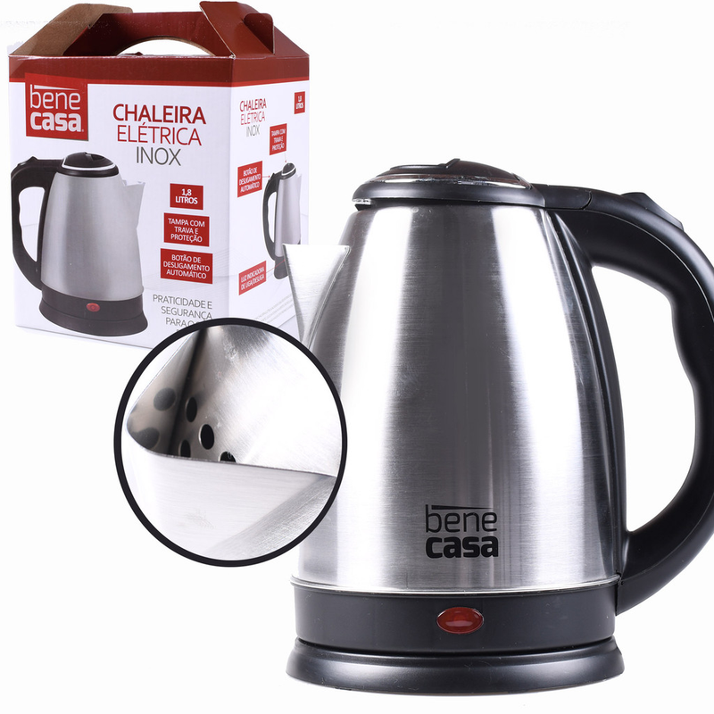 Chaleira Elétrica Bene Casa Inox 1,8L