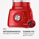 Liquidificador 3 velocidades 550W Power Turbo Power - L-99-FR - Mondial